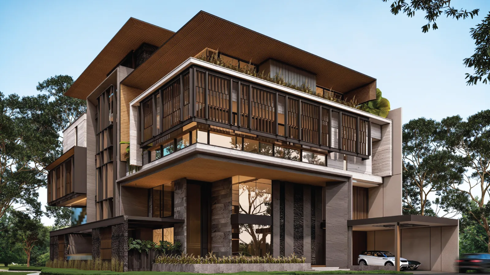 Rumah Lotus — hunian mewah design-build di PIK2